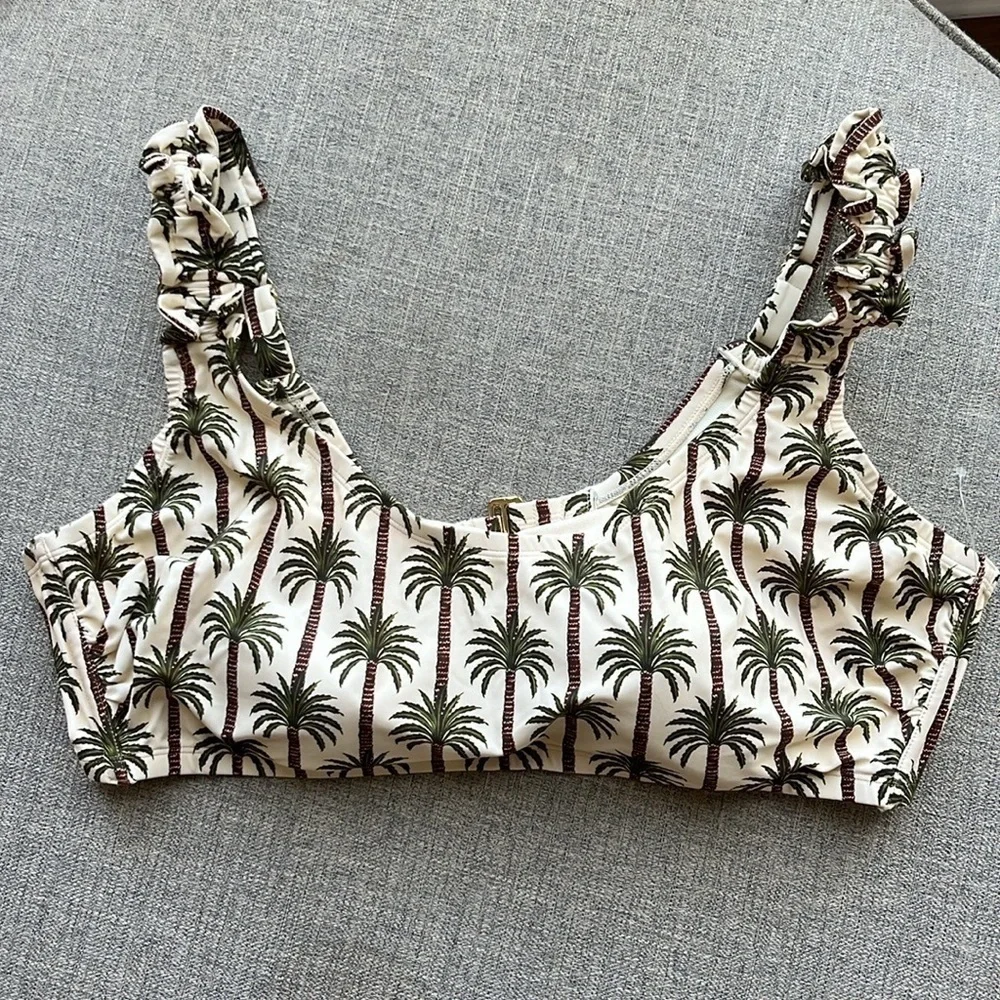 Agua Bendita X Target Bikini 2 Piece Set Palm Print 2X NWOT